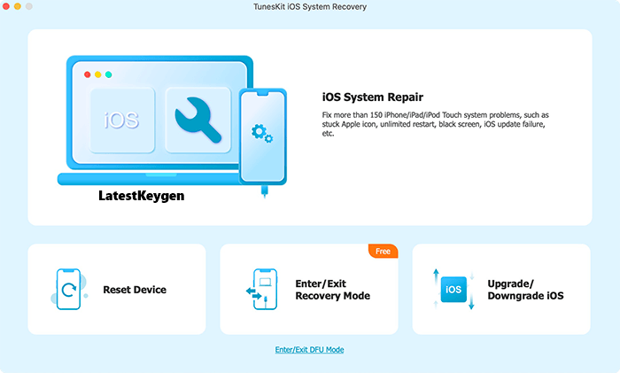 TunesKit IOS System Recovery Full Keygen 