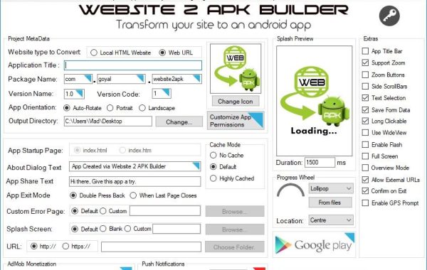 Website 2 APK Builder Pro Activation Key 