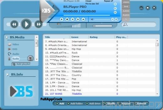 BS Player Pro Version With Crack Free